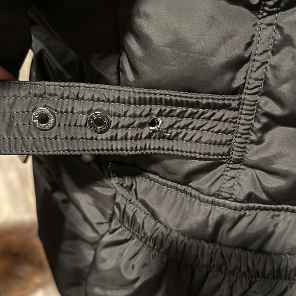 Flash geo down coat with fur hood - Picture 4 of 4